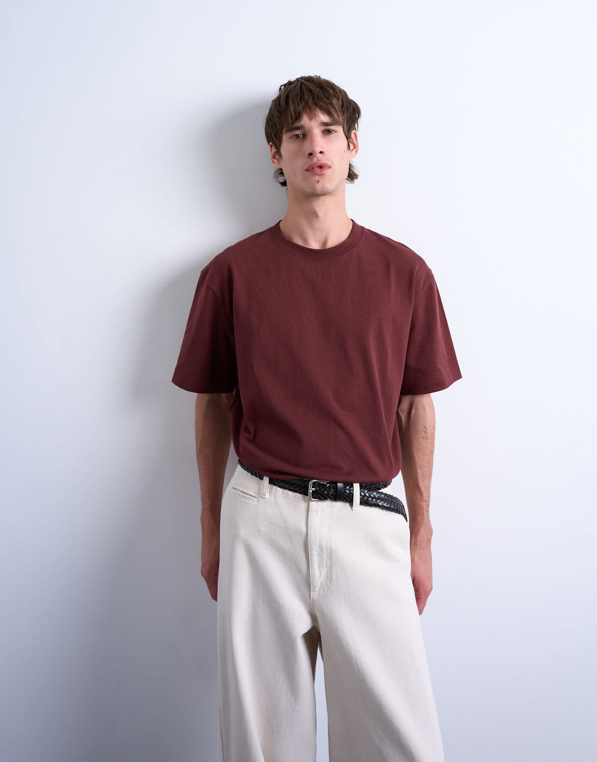 Topman relaxed fit t-shirt in camel
