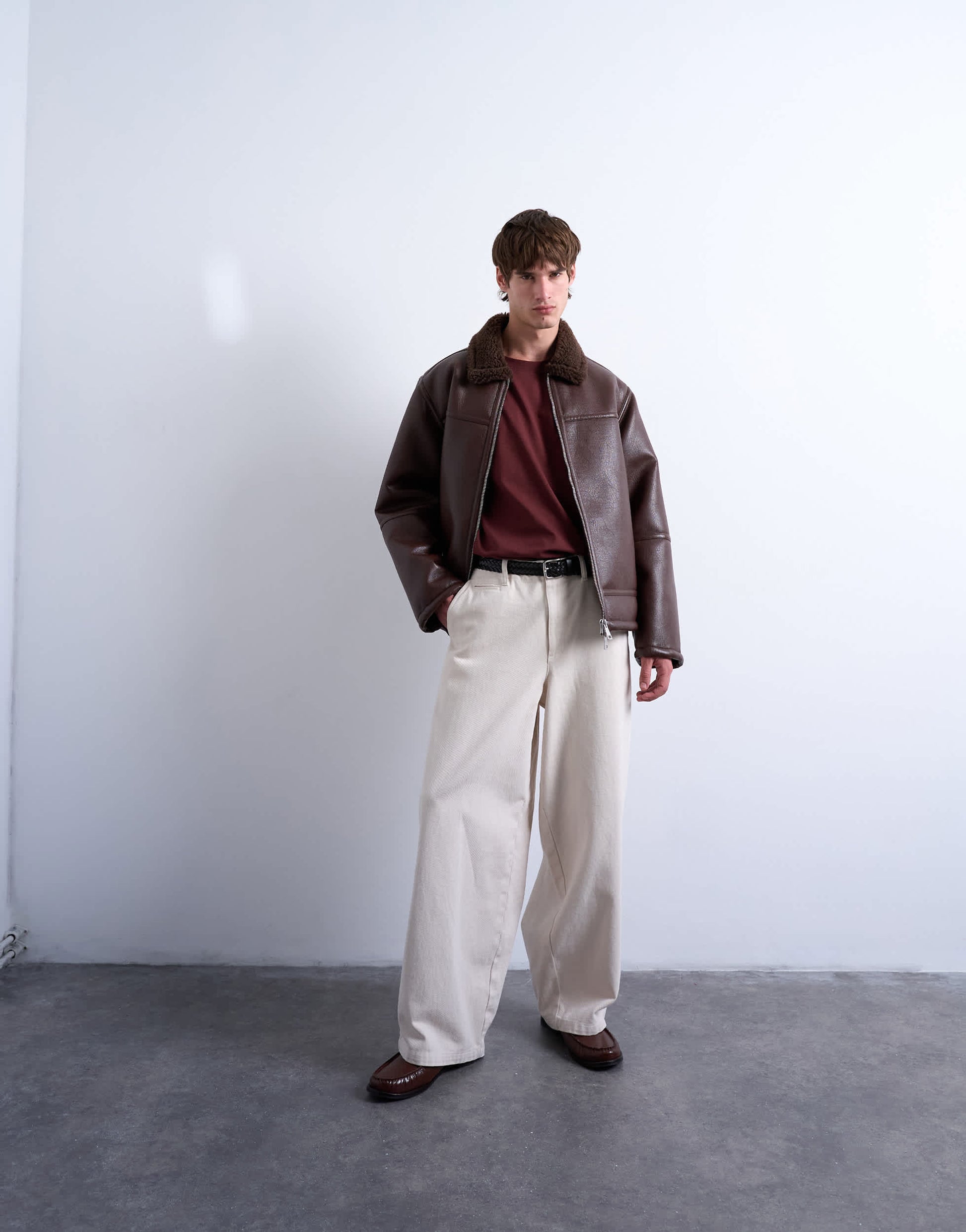 Topman relaxed fit t-shirt in camel