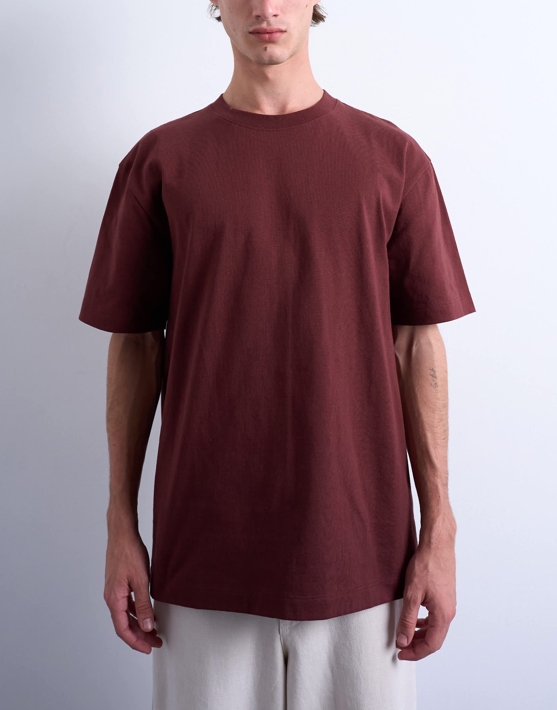Topman relaxed fit t-shirt in camel