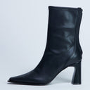 Topshop Nicky chisel toe ankle boot in black