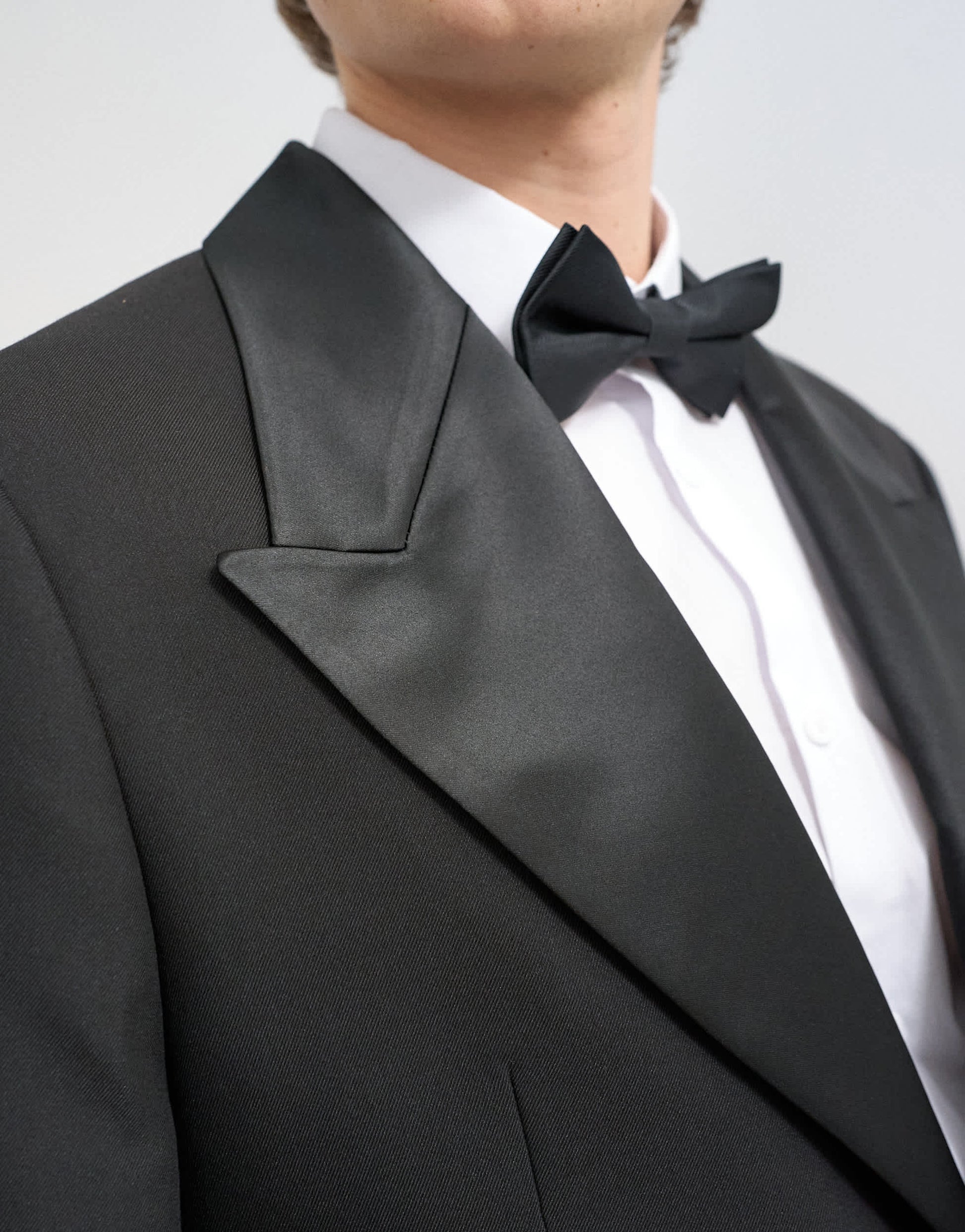Topman tuxedo jacket in black