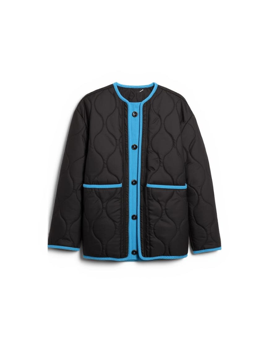 Topshop double layer fronted liner jacket in brown