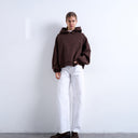 Topshop Barrel mid rise jean in white