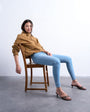 Topshop Jamie high rise skinny jean in bleach