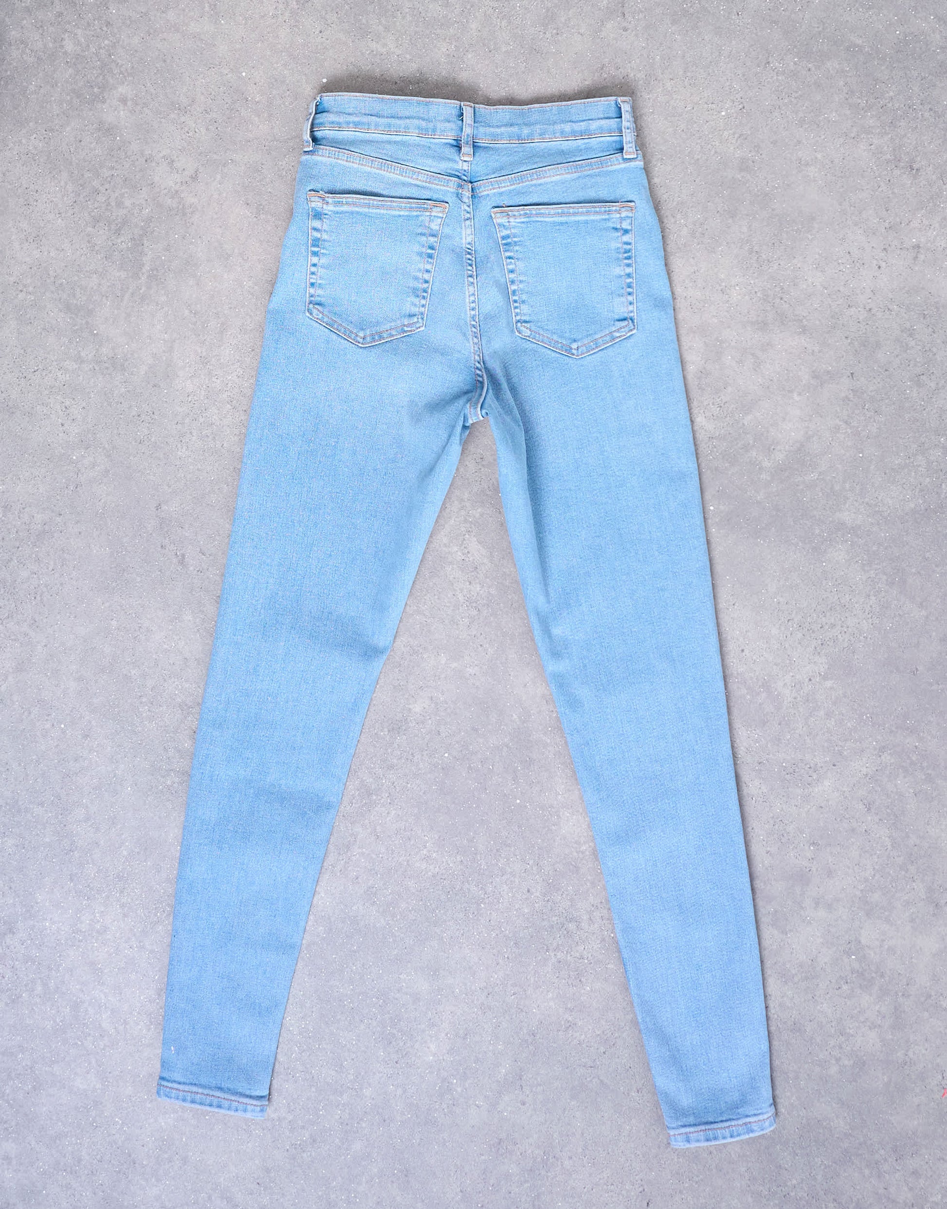 Topshop Jamie high rise skinny jean in bleach