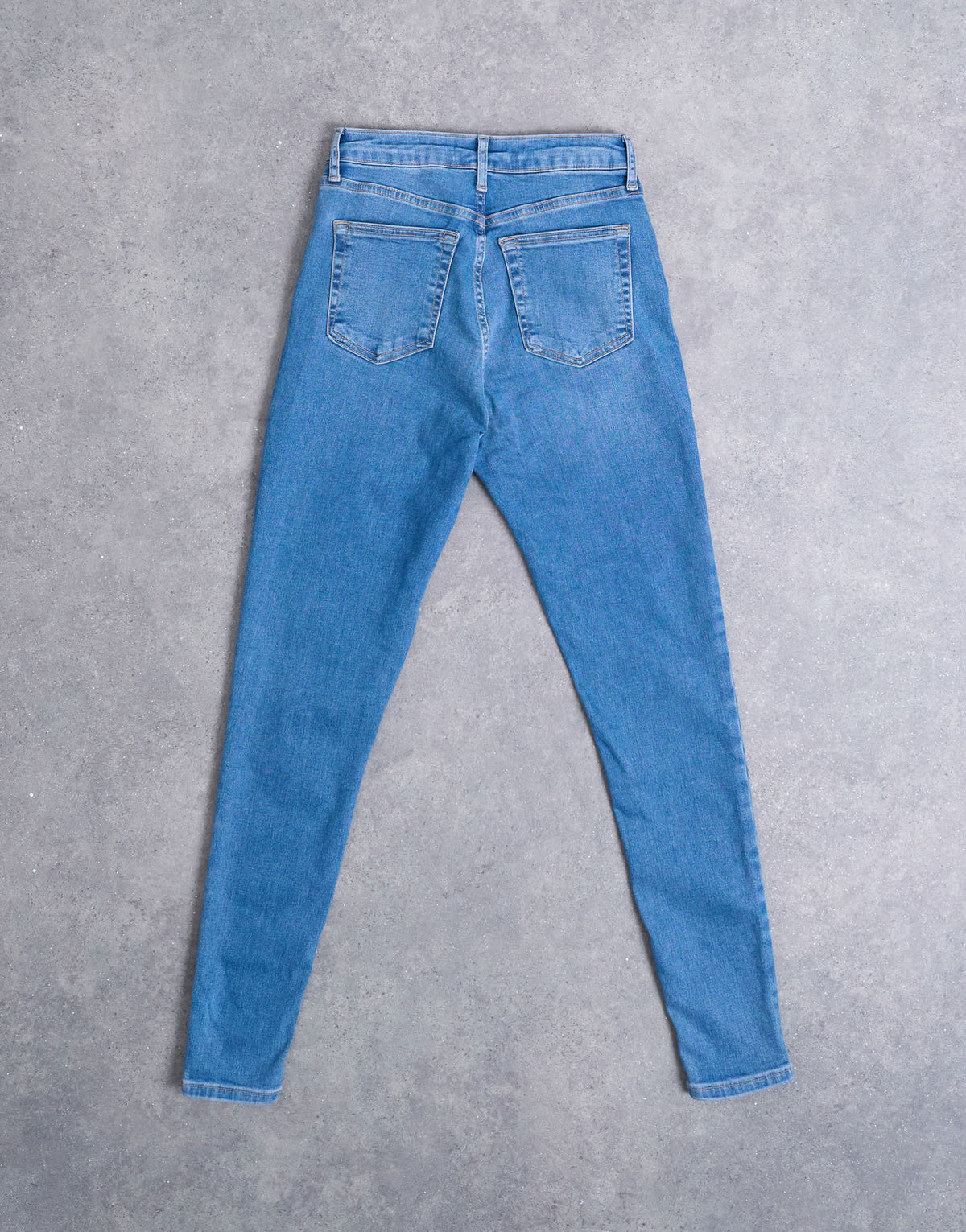 Topshop Hourglass Jamie high rise skinny jean in vintage blue