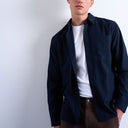 Topman Flanellhemd im Regular Fit in Navy