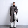 Topshop lange, trichterförmige Aviator-Hose aus Shearling in Grau