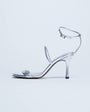Topshop Abbie strappy heeled sandal in silver