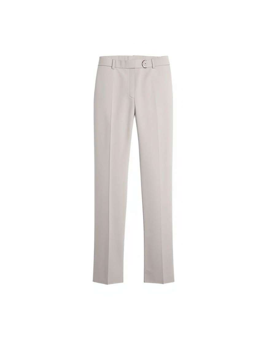 Topshop co ord mid rise clean straight trouser in stone