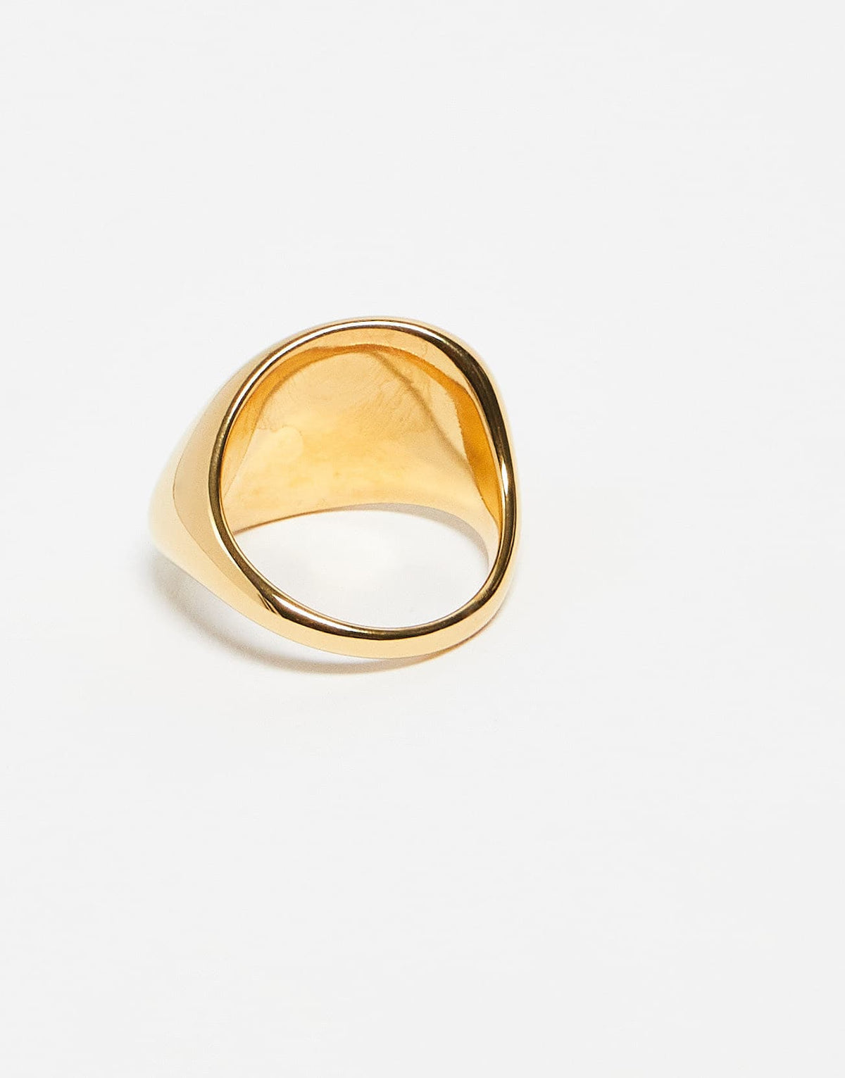 Topshop Sorena waterproof stainless steal ring in gold