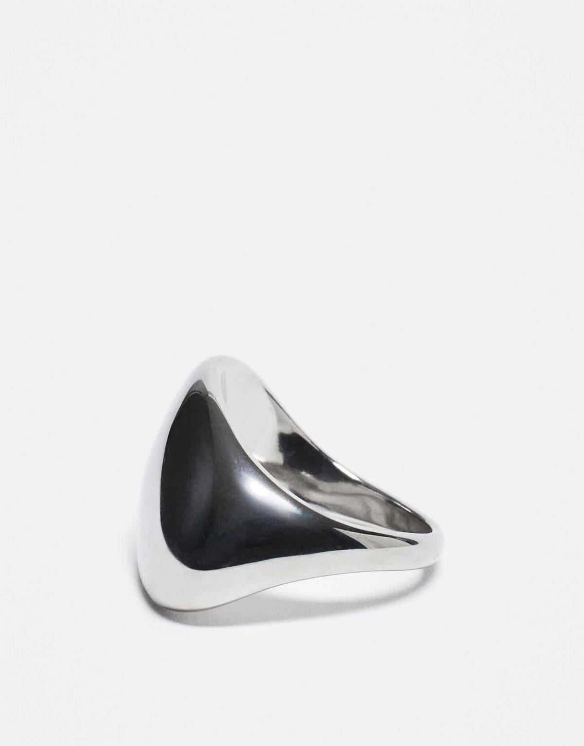 Topshop Sorena waterproof stainless steel ring in silver