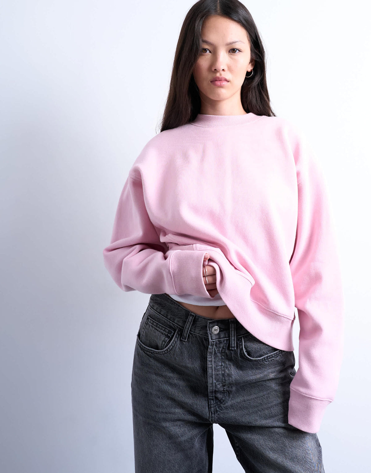 Topshop ultimate sweat in pink