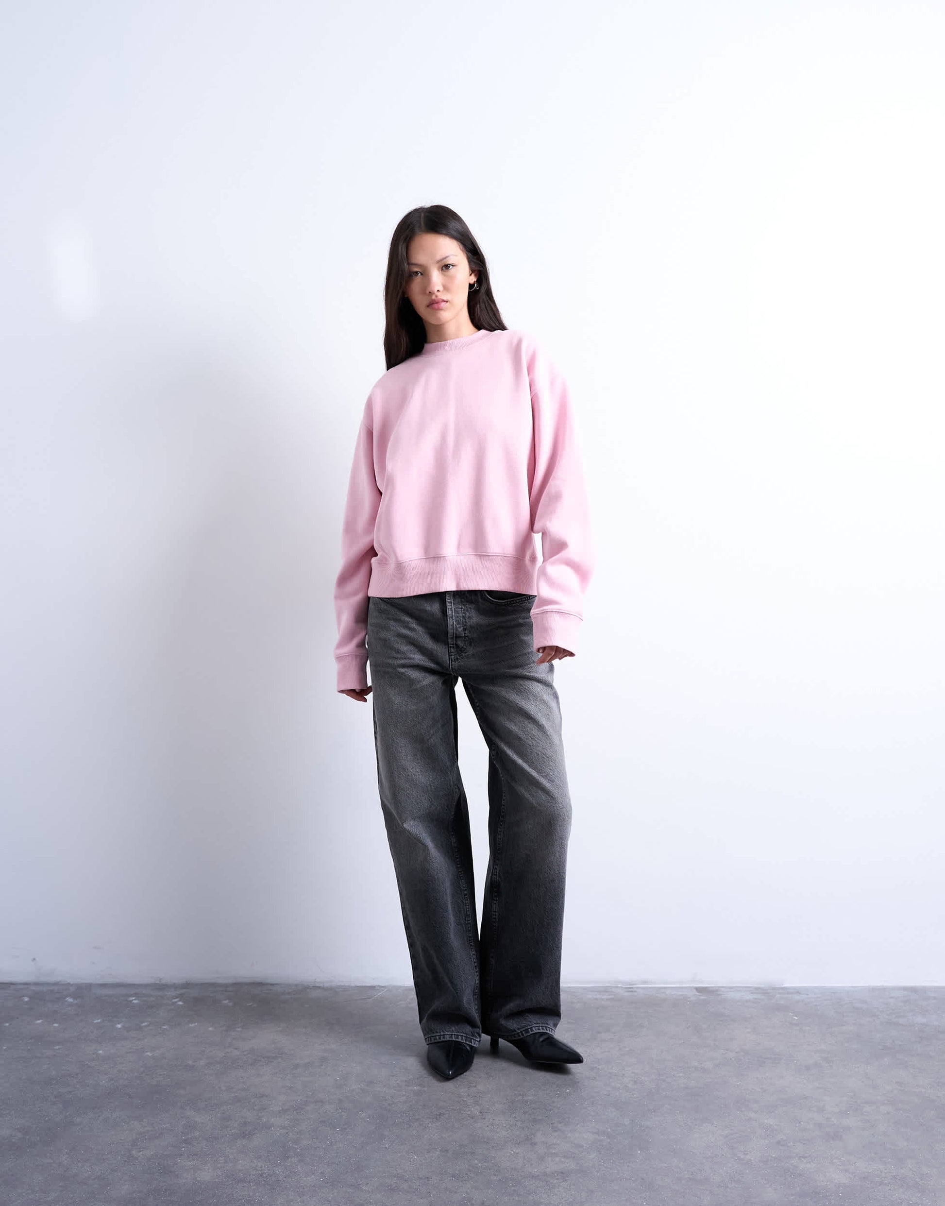 Topshop ultimate sweat in pink