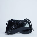 Topshop Sarah Schultertasche mit Ziernähten in Schwarz