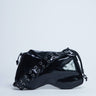 Topshop Sarah Schultertasche mit Ziernähten in Schwarz