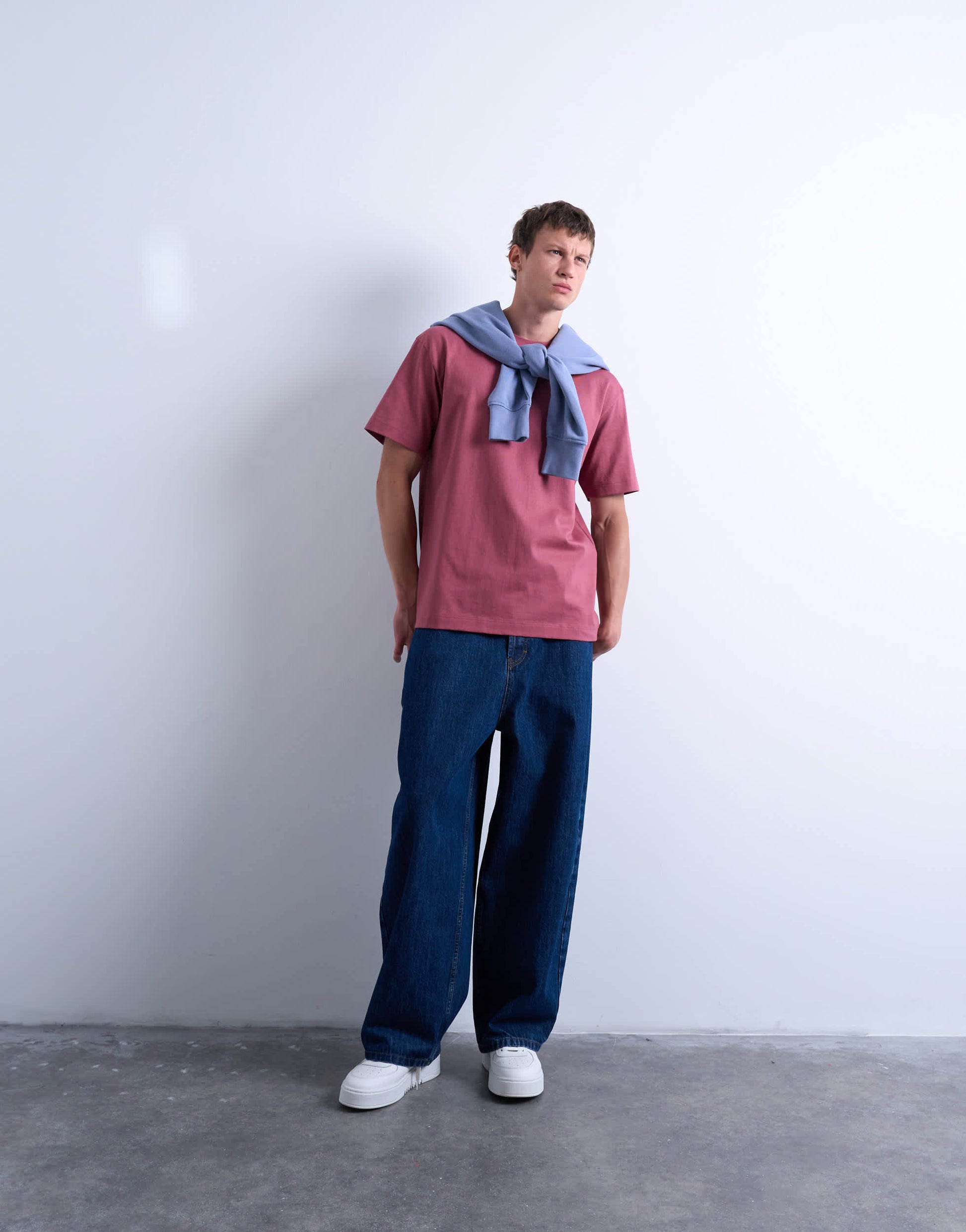 Topman relaxed fit t-shirt in dusty rose
