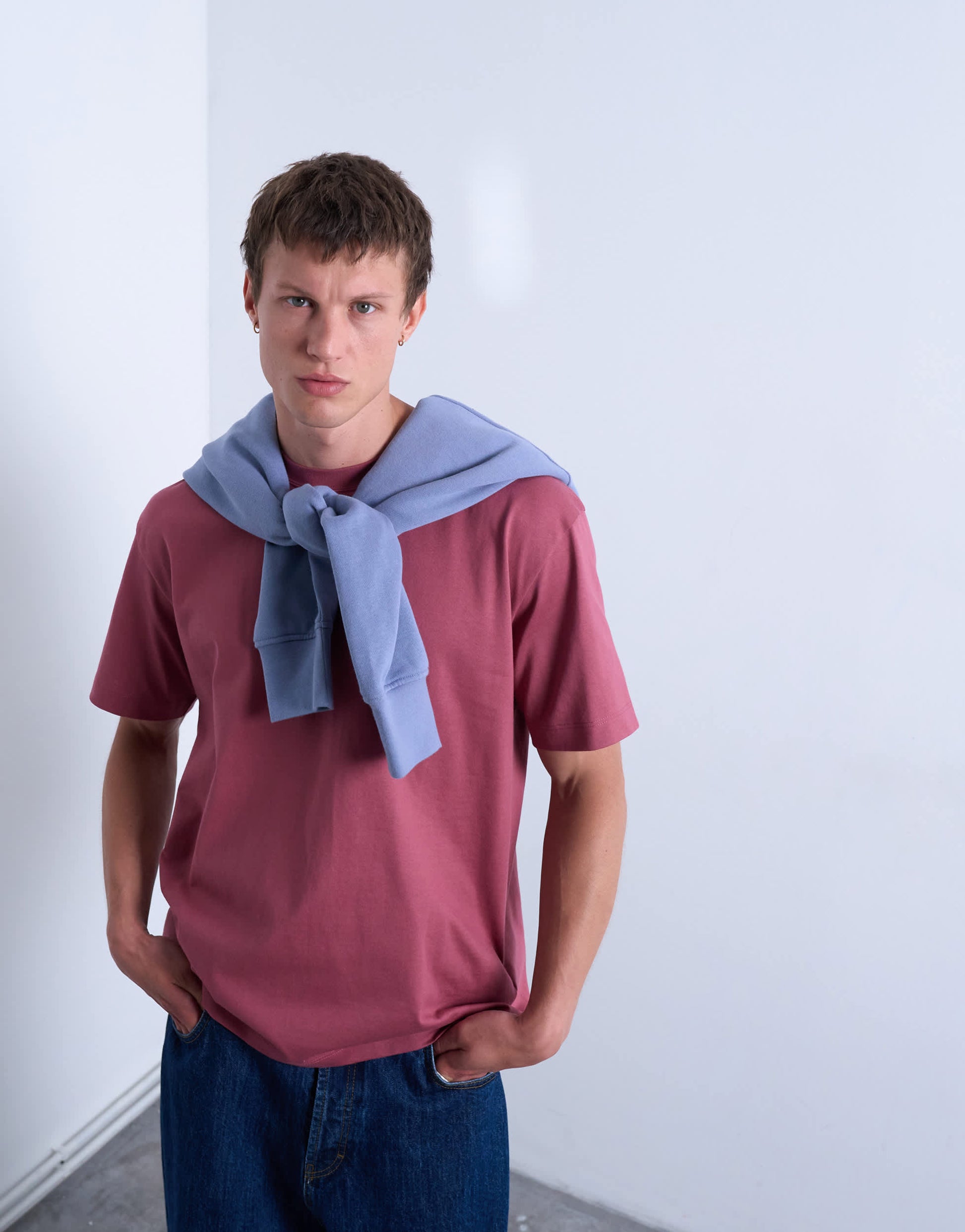 Topman relaxed fit t-shirt in dusty rose