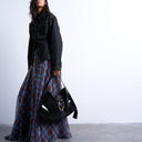 Topshop Saturn hardware shoulder bag in black