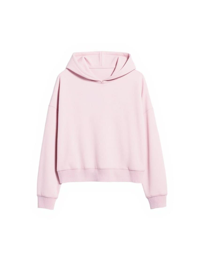 Topshop ultimate hoodie in light pink