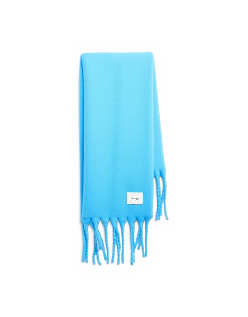 Topshop Sydney blanket scarf in blue