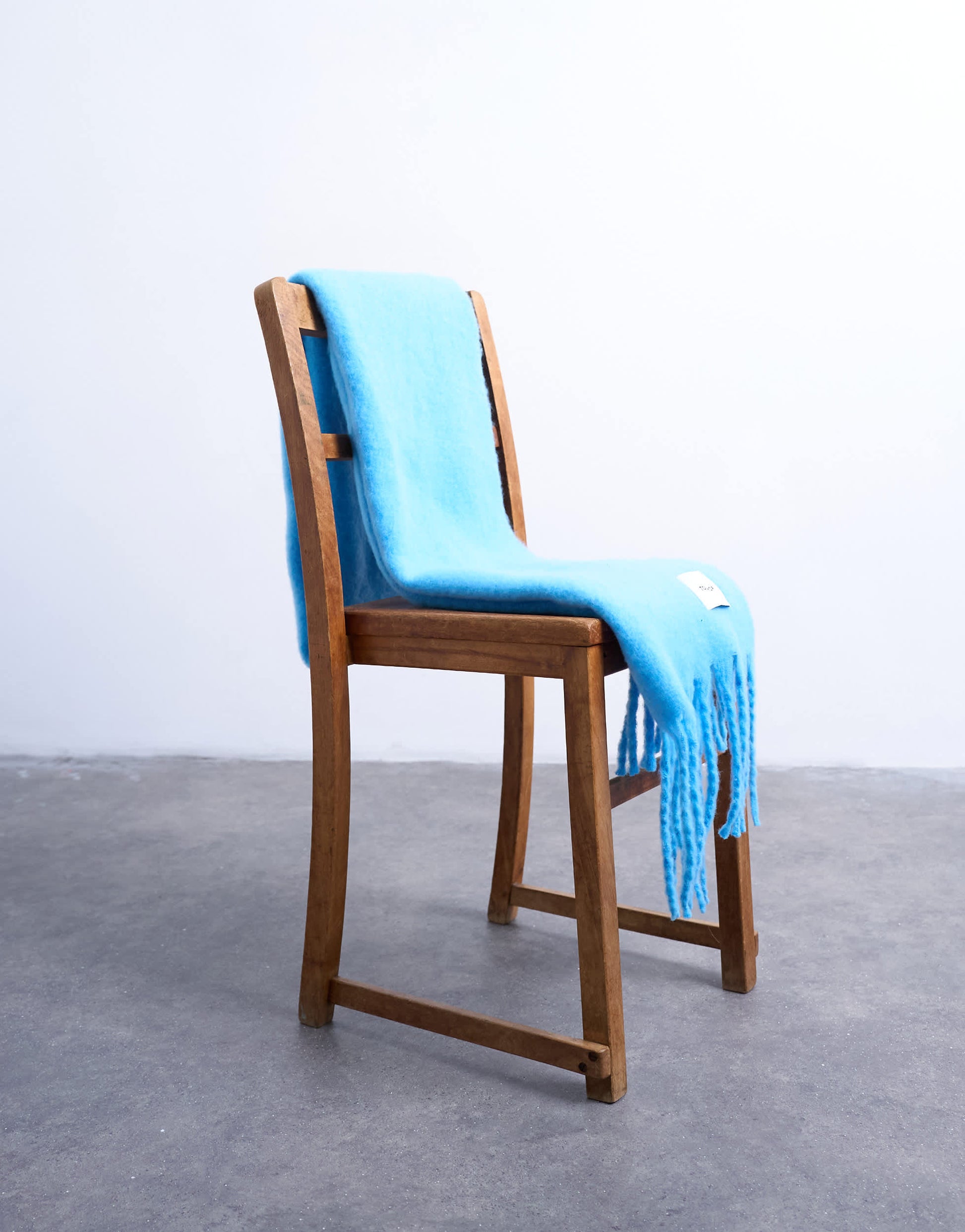 Topshop Sydney blanket scarf in blue