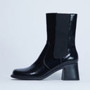 Topshop Myra Chelsea-Boot mit Blockabsatz in Schwarz