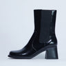 Topshop Myra Chelsea-Boot mit Blockabsatz in Schwarz