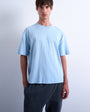 Topman cropped fit t-shirt in light blue