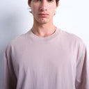 Topman cropped fit t-shirt in mink