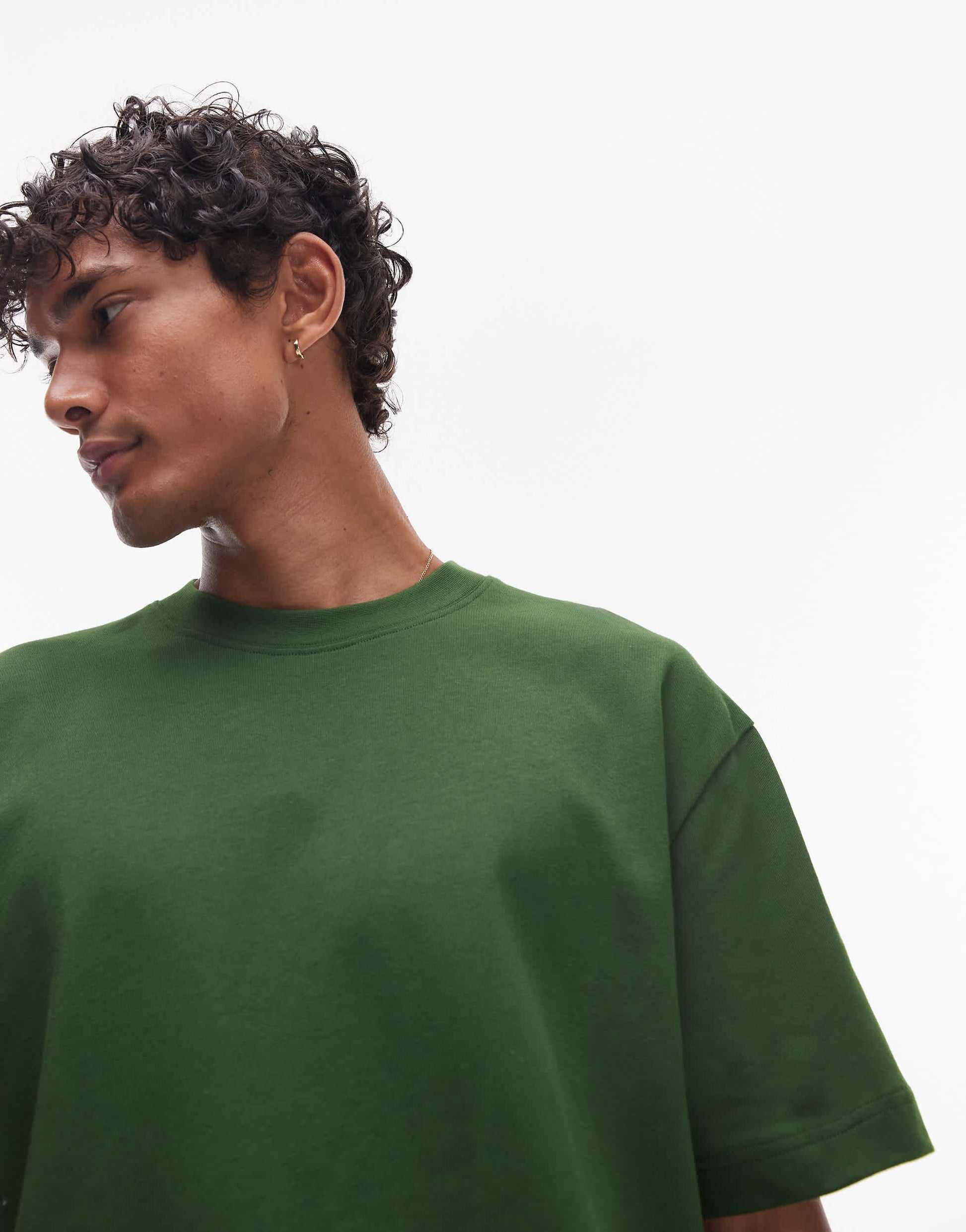Topman relaxed fit t-shirt in green