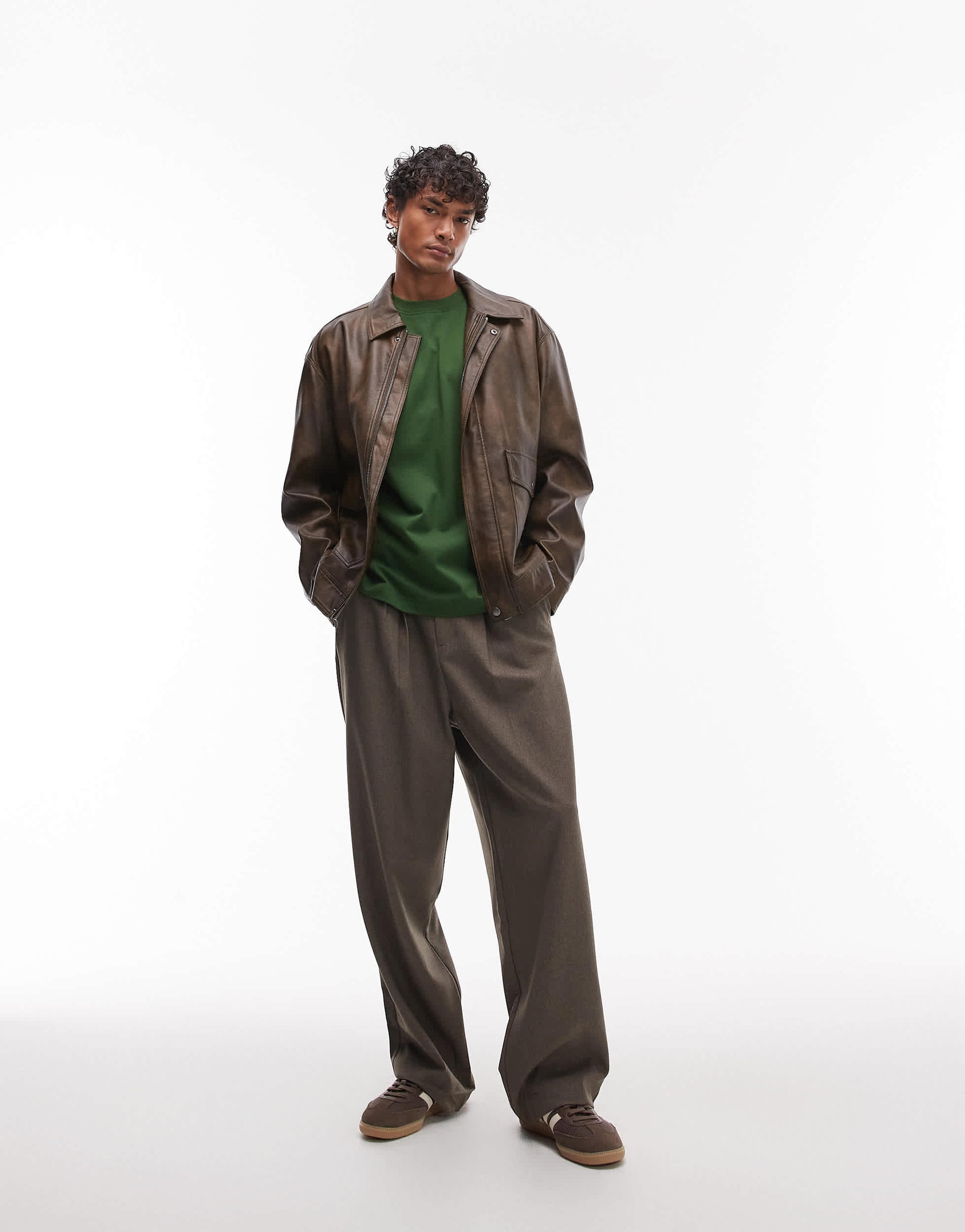 Topman relaxed fit t-shirt in green