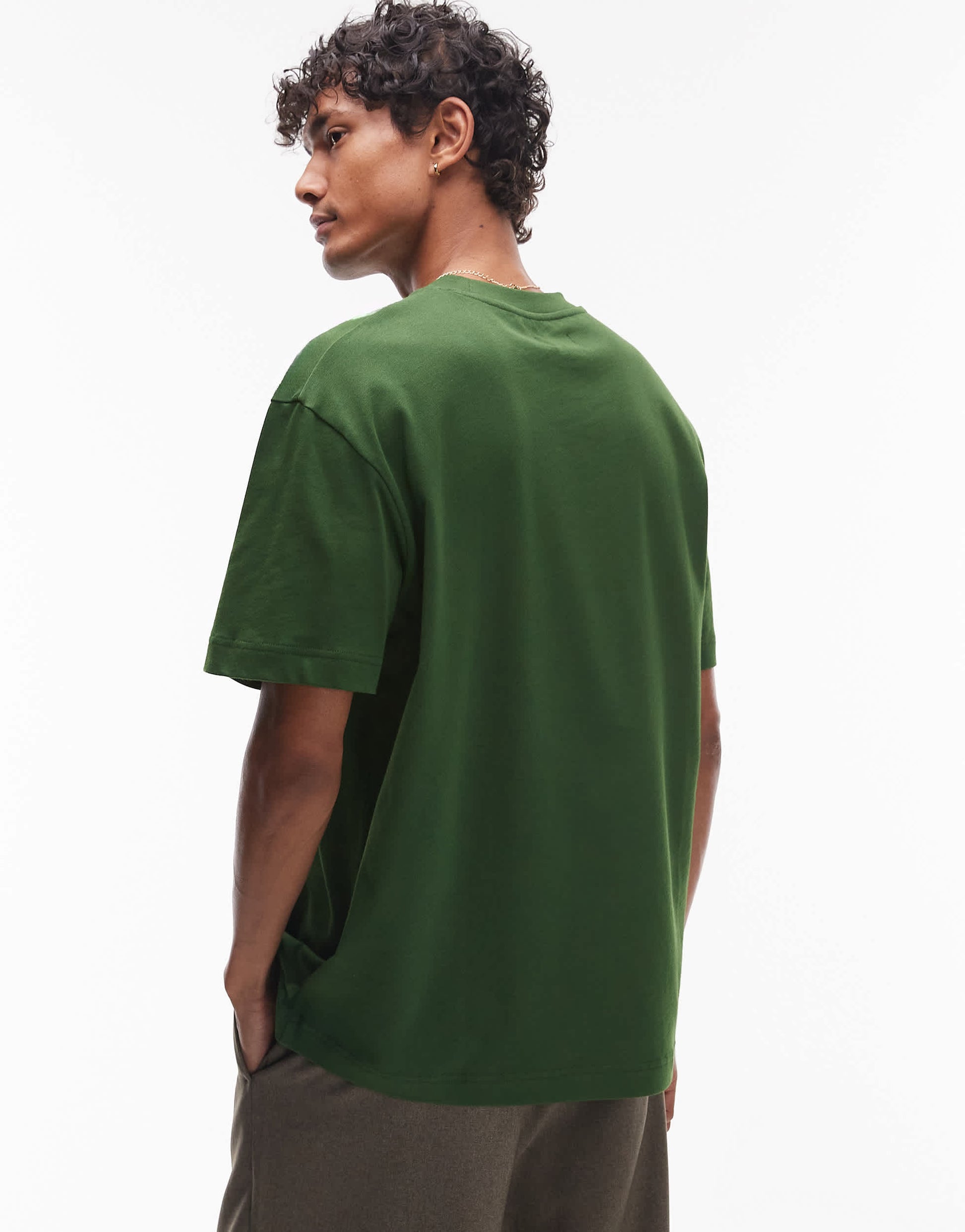 Topman relaxed fit t-shirt in green