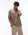 Topman relaxed fit t-shirt in brown