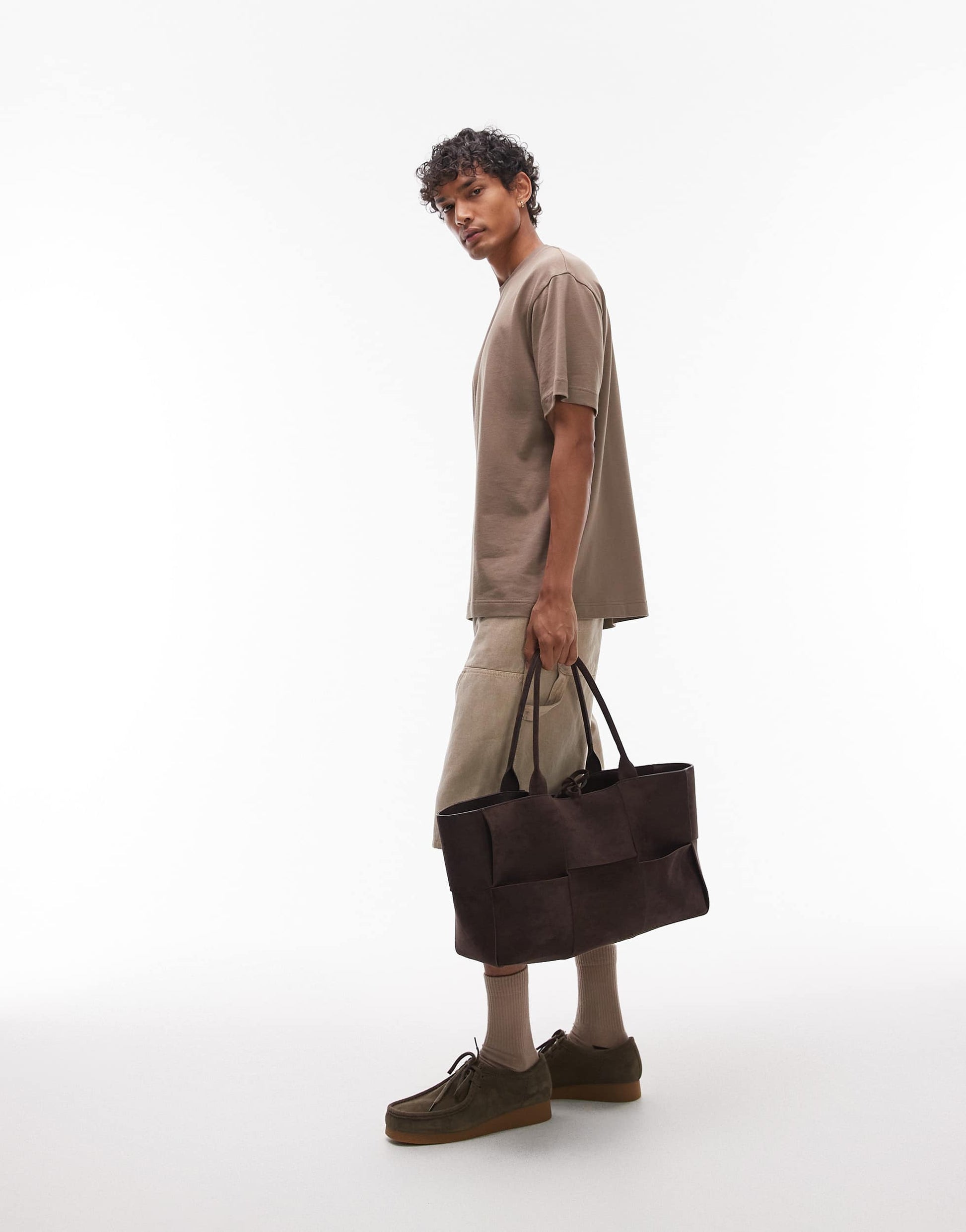 Topman relaxed fit t-shirt in brown