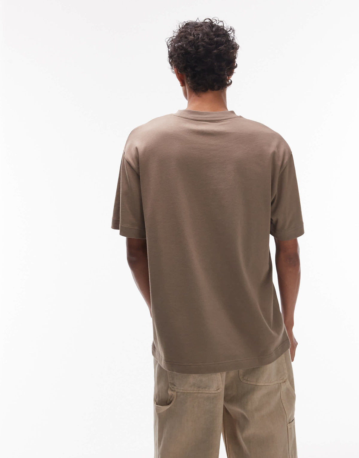 Topman relaxed fit t-shirt in brown