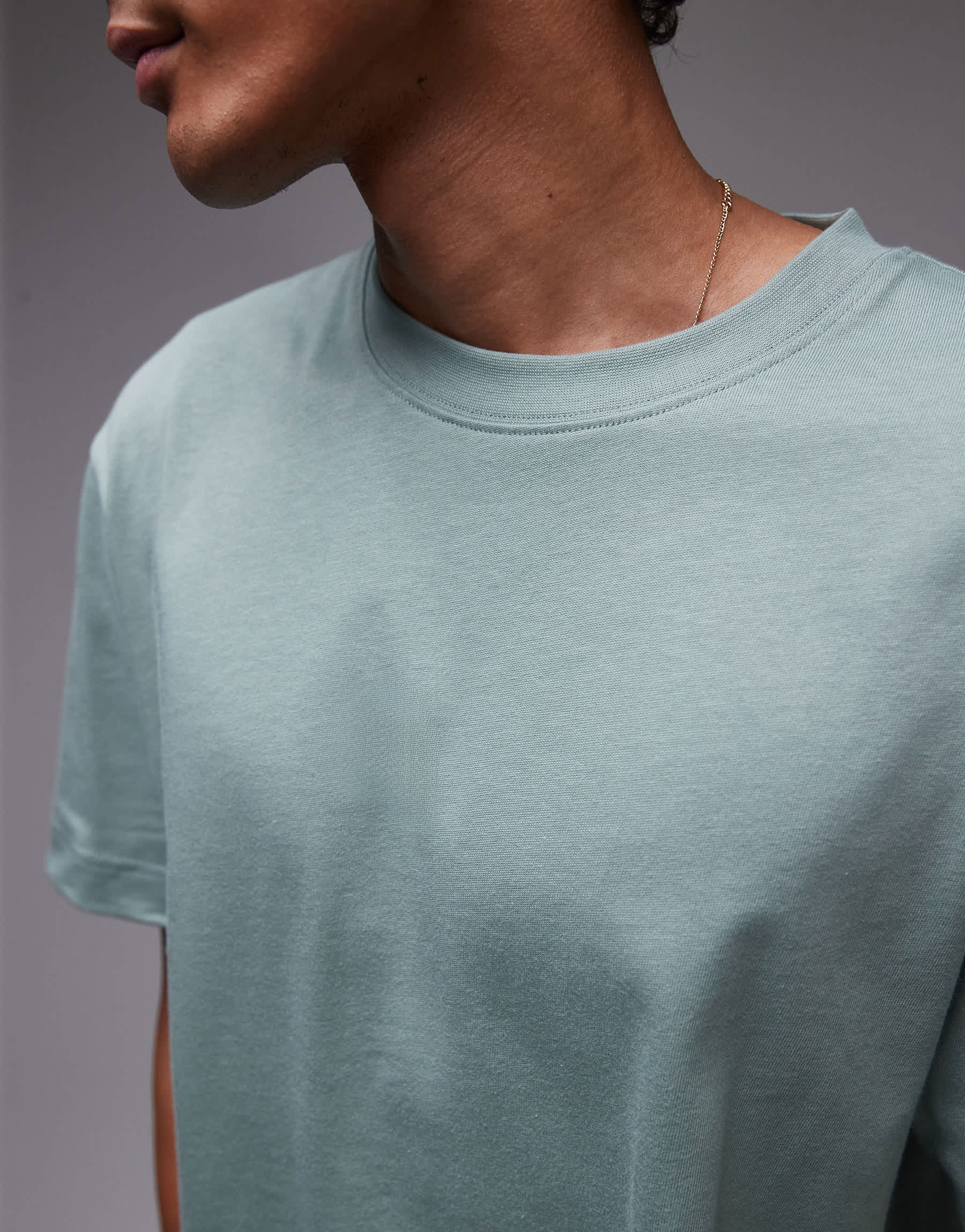 Topman relaxed fit t-shirt in sage