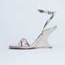 Topshop Alexa Keilsandalen in Gold