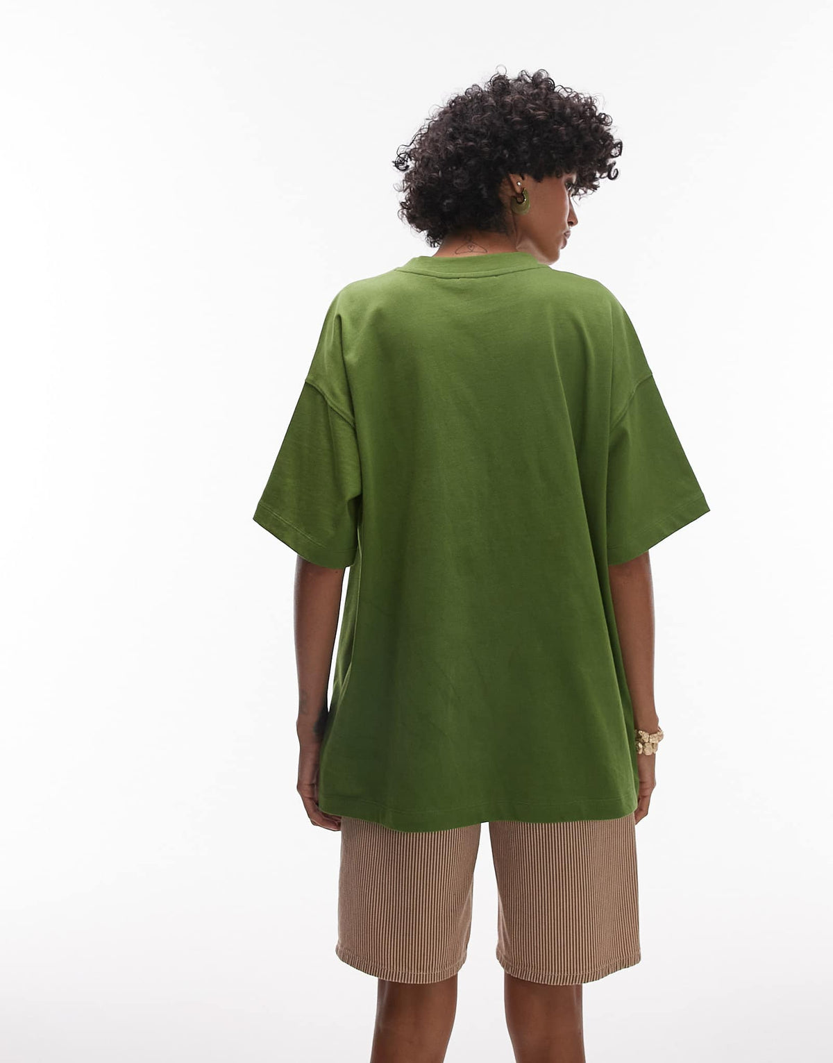 Topshop jersey graphic Ibiza t-shirt in green