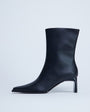 Topshop Nadie chisel toe ankle boot in black