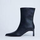 Topshop Nadie chisel toe ankle boot in black