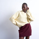 Topshop a line mini skirt in port royale