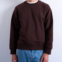 Sweat-shirt coupe carrée raglan marron Topman
