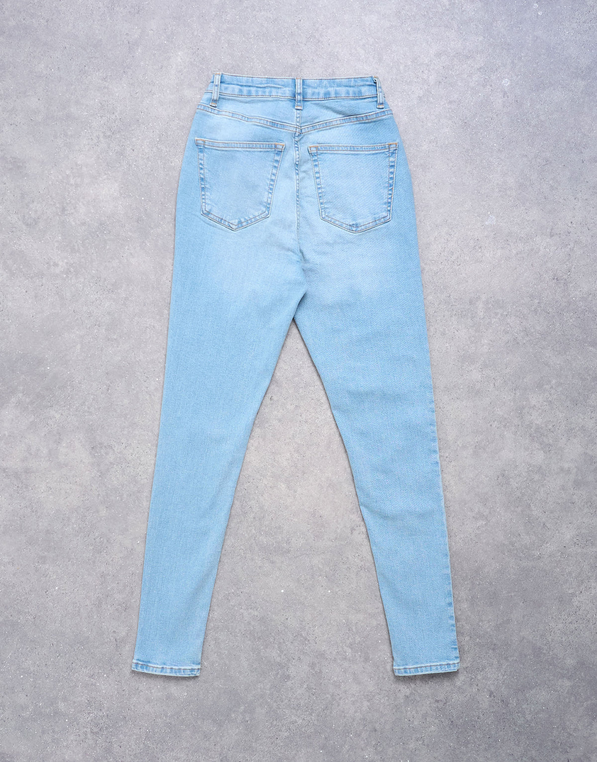 Topshop Hourglass Jamie skinny high rise jean in bleach