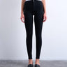 Topshop Joni skinny high rise jean in black