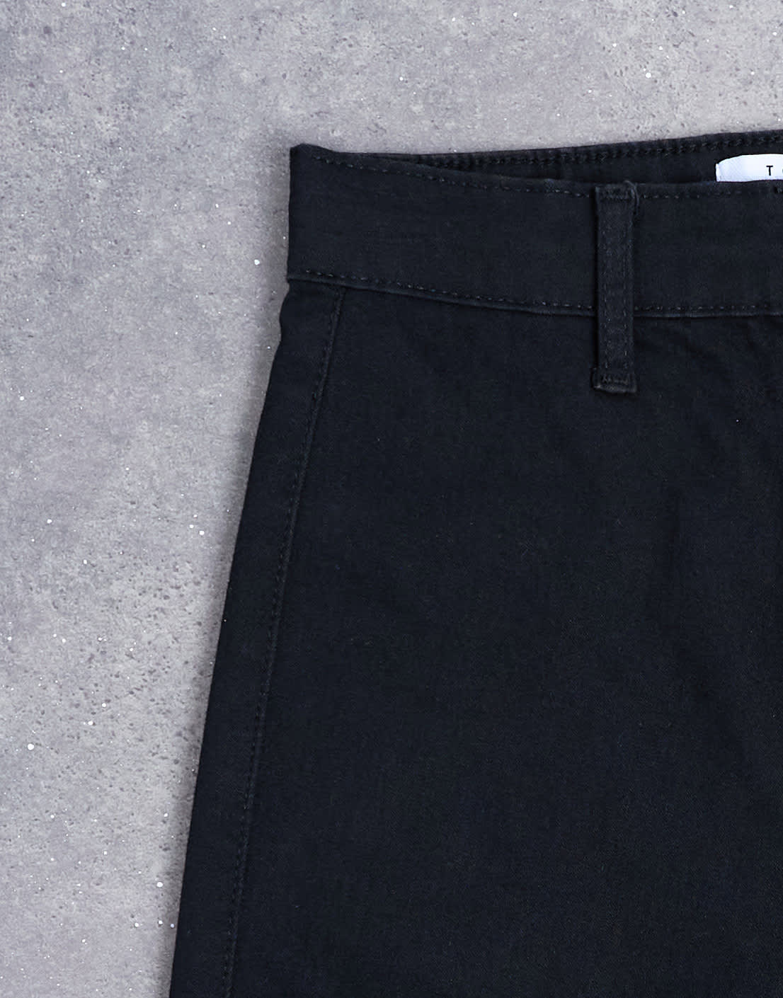 Topshop Joni skinny high rise jean in black