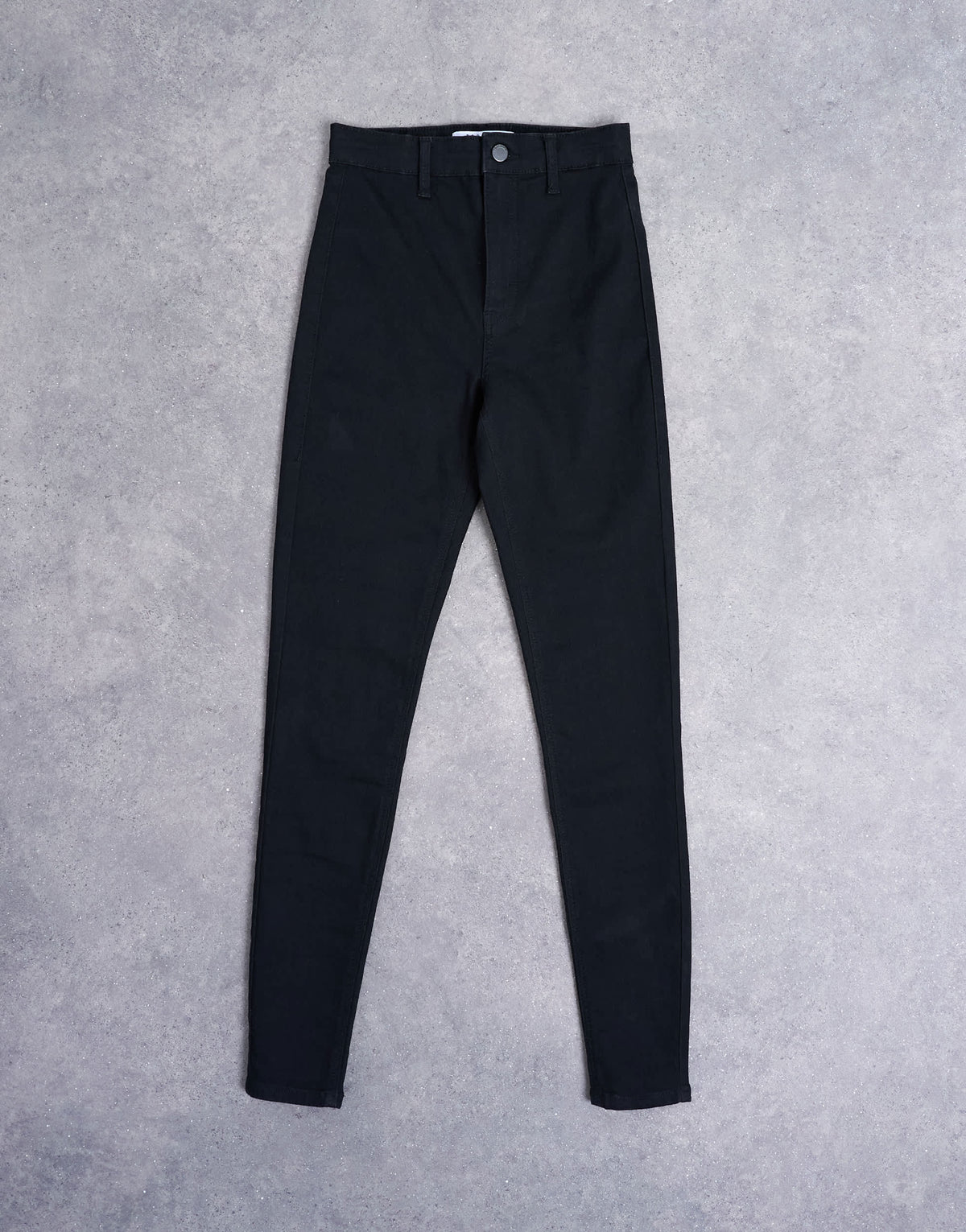 Topshop Joni skinny high rise jean in black