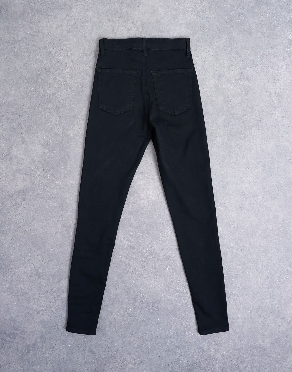 Topshop Joni skinny high rise jean in black