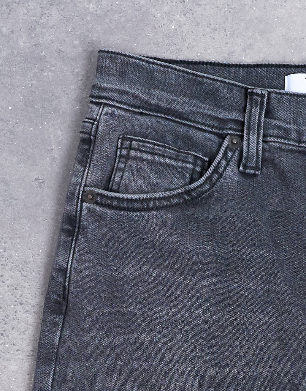 Topshop Jamie skinny high rise jean in washed black