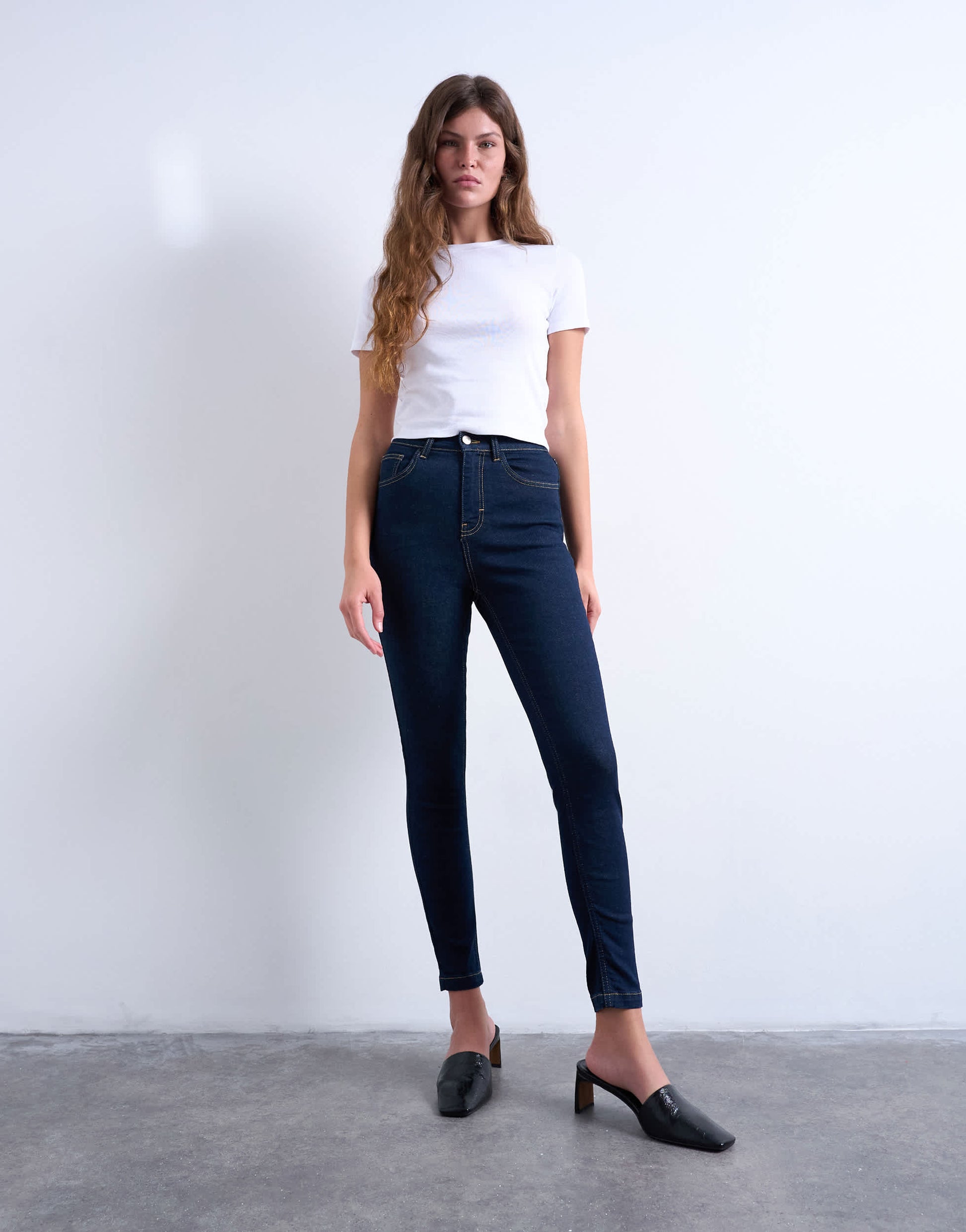 Topshop Jamie skinny high rise jean in rinse